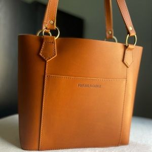 Honey Portland Leather Market Tote